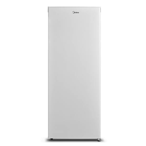 Midea Upright Freezer – 160l, 5 Drawers, White, Compact Freezer Mdru229fzf01
